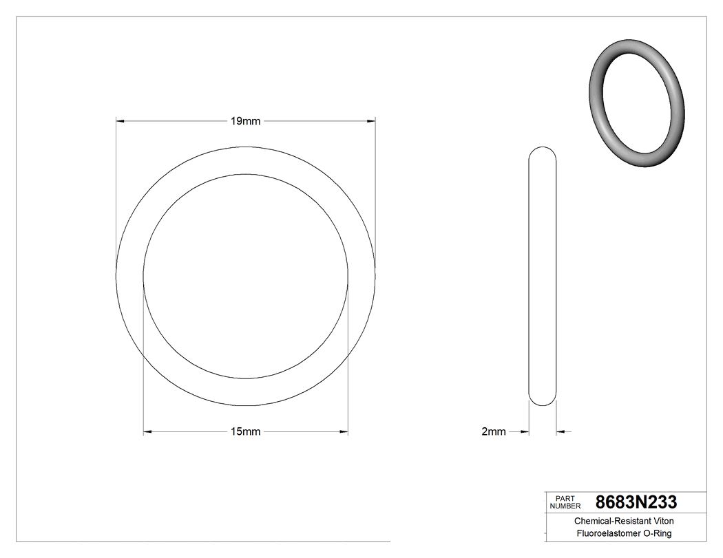 Technical drawing - 8683N233